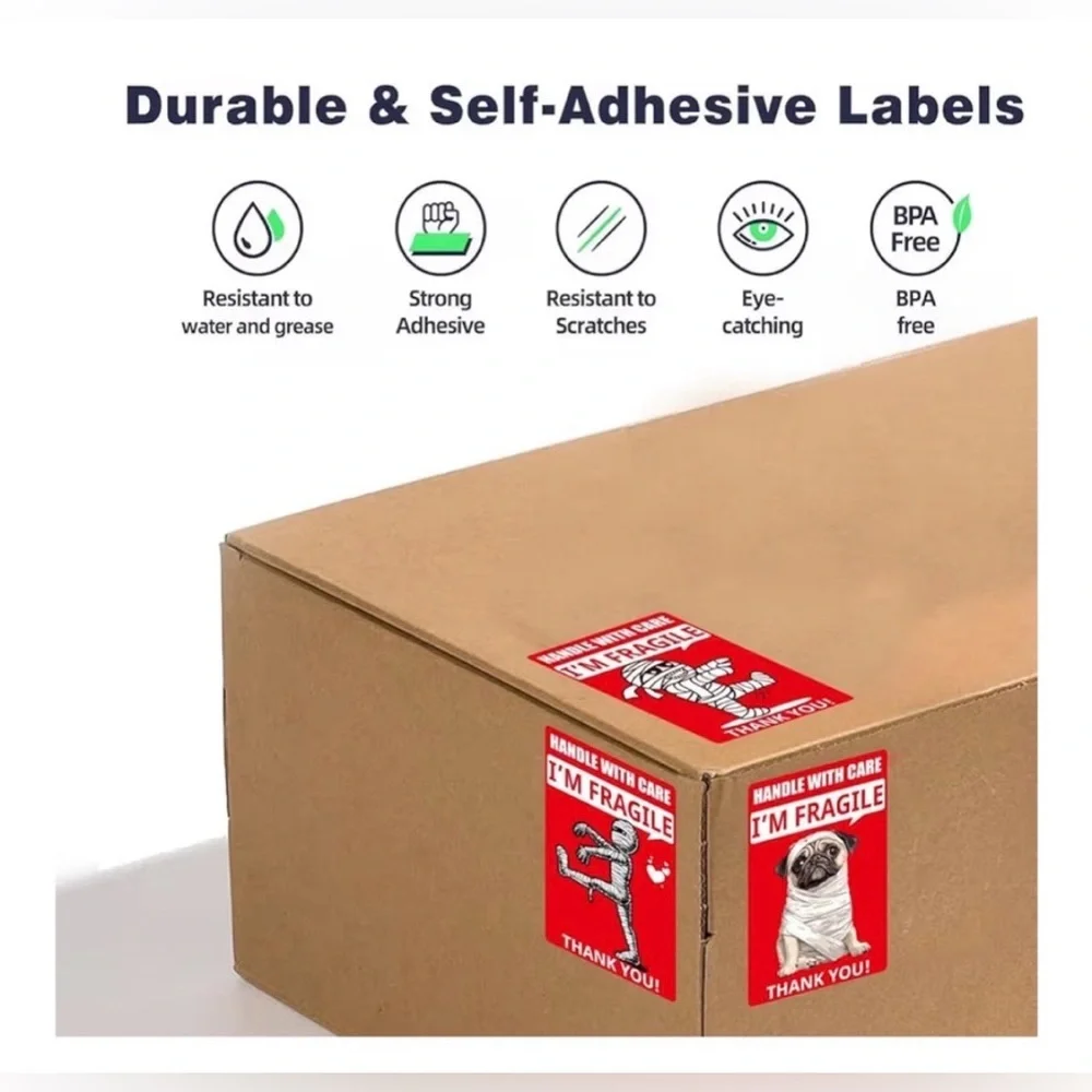 50 Polymailers in 3 sizes with bonus stickers